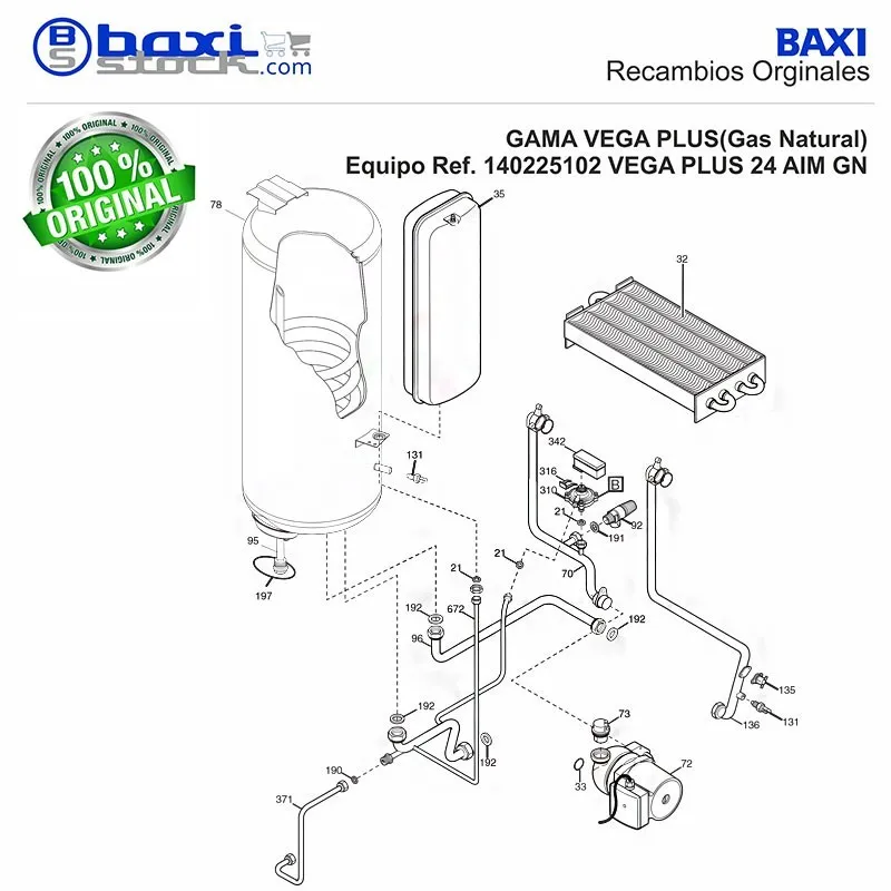 DEPOSITO ACUMULADOR VEGA PLUS
