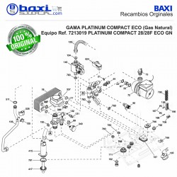 RÁCORD CONEXIÓN BOMBA NOVAMAX 25/25-31/31F/PLATINUM COMPACT