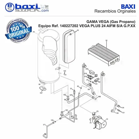 VALVULA DE SEGURIDAD 3 BAR VEGA PLUS