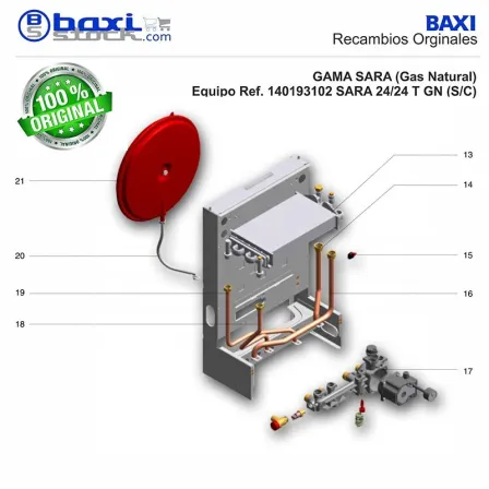 KIT INTERCAMBIADOR BITERMICO SARA