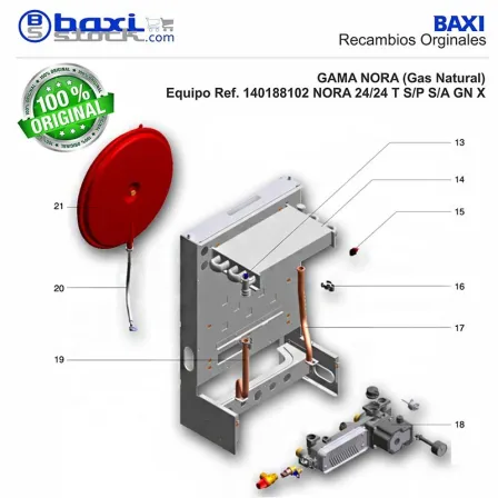 KIT INTERCAMBIADOR MONOTERMICO NORA