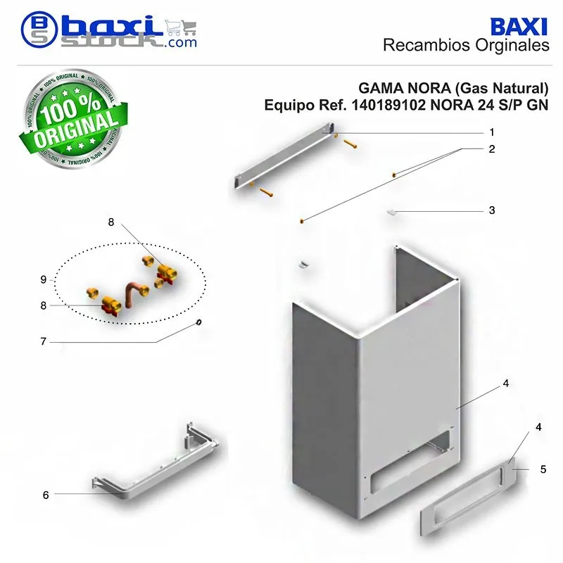 FILTRO DE GAS PLASTICO