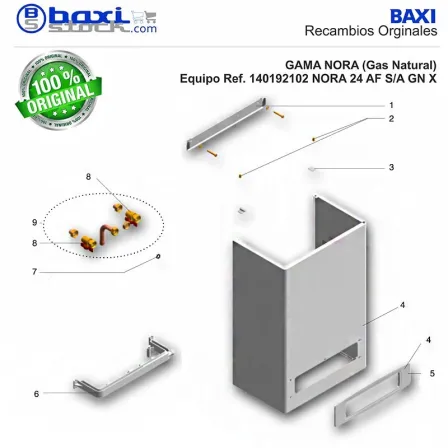 FILTRO DE GAS PLASTICO