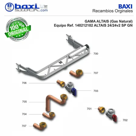 TUBO CONEXION ACS PMI ALTAIS