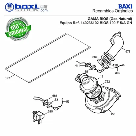 CABLE SONDA IONIZACION BIOS