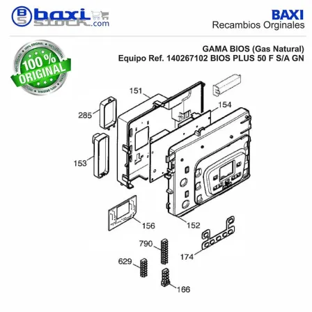 TARJETA ELECTRONICA BIOS PLUS 50-70