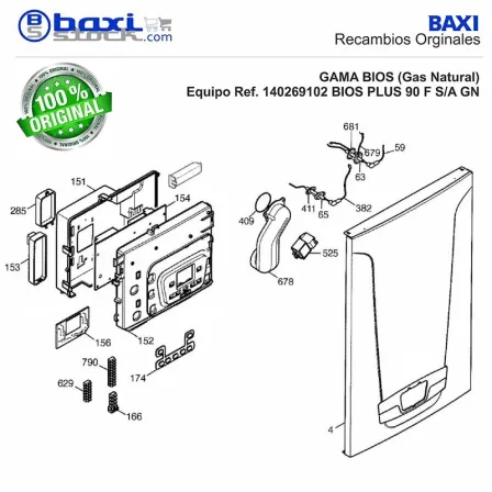 JUNTA QUEMADOR BIOS PLUS/POWER HT PLUS
