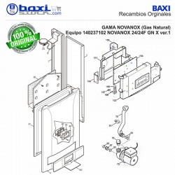 TAPA CÁMARA DE COMBUSTIÓN NOVANOX