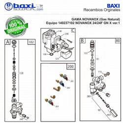 CONJUNTO ENTRADA AGUA CON BY-PASS NOVANOX 24/24F V.01