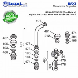 JUNTA DIAMETRO:14 NOVANOX (5u)