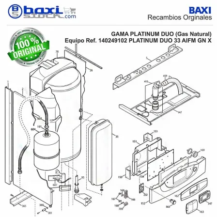 TAPA FRONTAL CUADRO CONTROL PLATINUM DUO