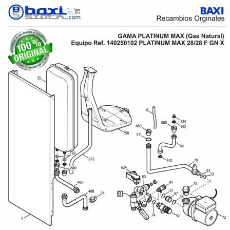 VASO DE EXPANSION 10L PLATINUM MAX 28/28F
