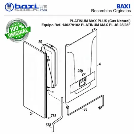 TUBO VASO EXPANSION PLATINUM MAX PLUS