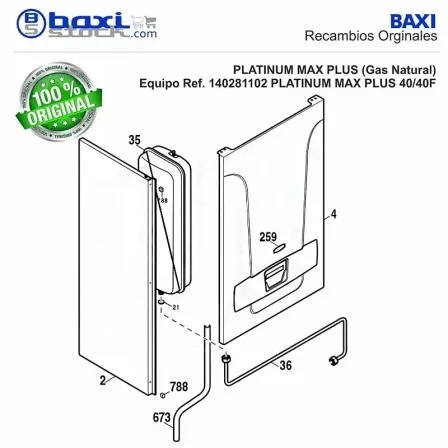 TUBO VASO EXPANSION PLATINUM MAX PLUS