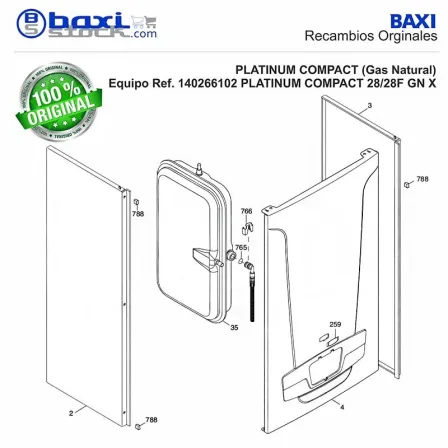 PANEL FRONTAL PLATINUM COMPACT