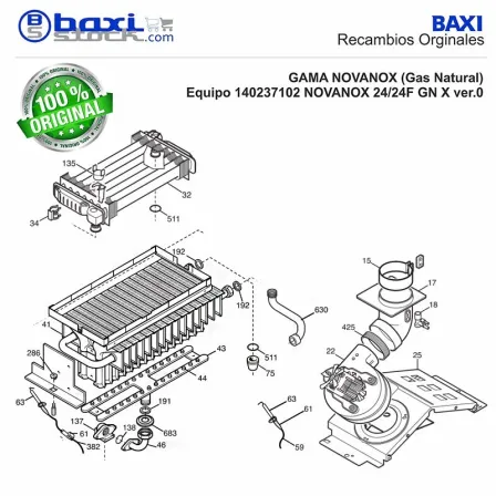 ELECTRODO ENCENDIDO/IONIZACION NOVANOX