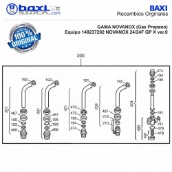 CONJUNTO ENTRADA AGUA NOVANOX 24/24F/PLATINUM COMPACT