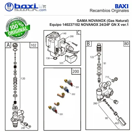 VOLANTE LLAVE LLENADO NOVANOX