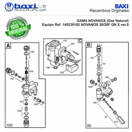 DETECTOR CAUDAL 8L NOVANOX 28/28F