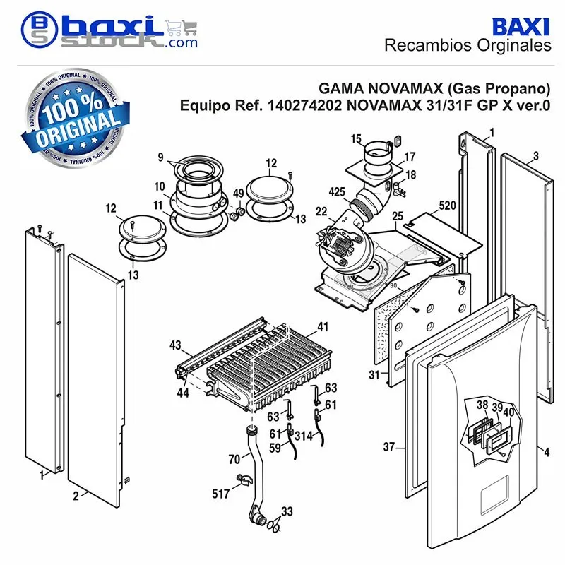CHAPA DEFLECTORA DCHA. NOVAMAX