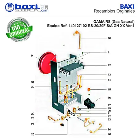 CONJUNTO VASO DE EXPANSION (8 L)