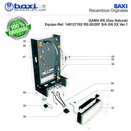KIT SONDA DE IONIZACION + ELECTRODOS DE ENCENDIDO PARA RF/RS