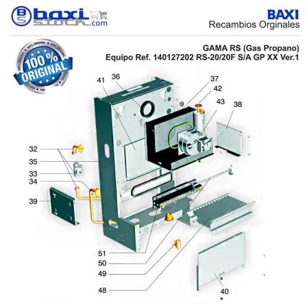 KIT CONJUNTO QUEMADOR RF/RSF (GAS NATURAL