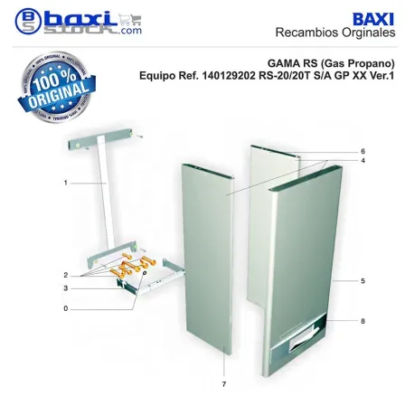CONJUNTO VASO DE EXPANSION (8 L)