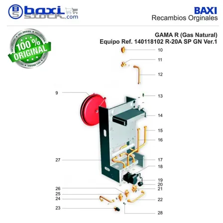 TUBO CONEXION DEPOSITO DE EXPANSION PARA BOMBA DE 3 VIAS