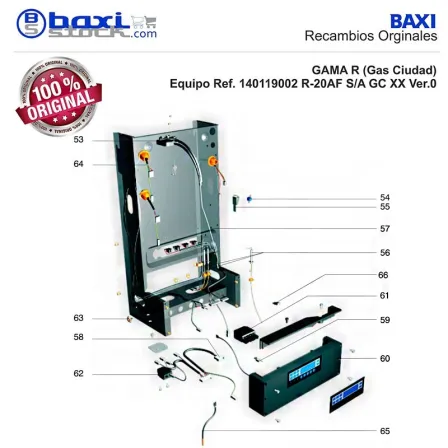 KIT SONDA DE IONIZACION + ELECTRODOS DE ENCENDIDO PARA RF/RS