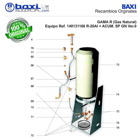 TUBO FLEXIBLE RETORNO CALEFACCION