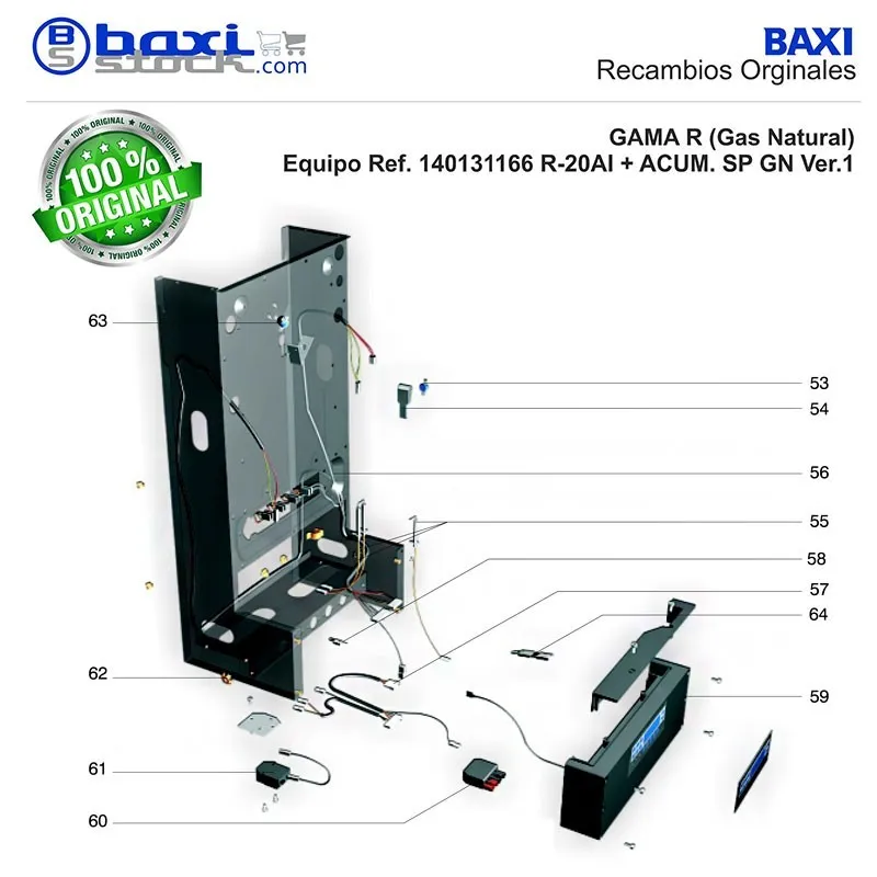 KIT SONDA DE IONIZACION + ELECTRODOS DE ENCENDIDO PARA RF/RS