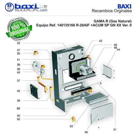 KIT CONJUNTO QUEMADOR RF/RSF (GAS NATURAL