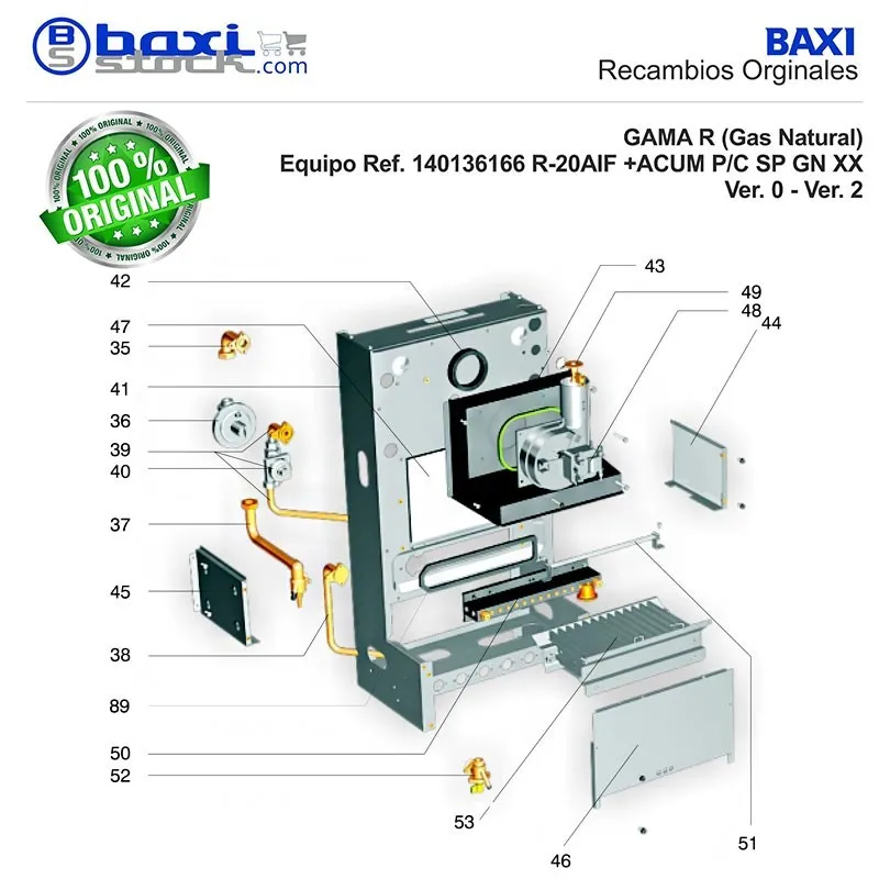 KIT CONJUNTO QUEMADOR RF/RSF (GAS NATURAL