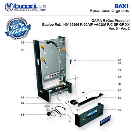 PRESOSTATO PARA CAMPANA DE EXTRACCION DE CHAPA (12-15 MBAR)