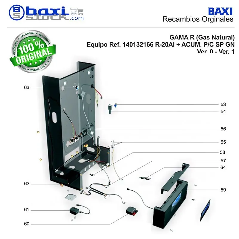 KIT SONDA DE IONIZACION + ELECTRODOS DE ENCENDIDO PARA RF/RS