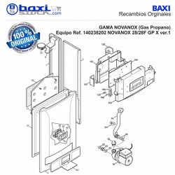 PANEL REFRACTARIO FRONTAL NOVANOX