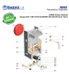 CONJUNTO RACORD VASO DE EXPANSION PARA BOMBA DE 3 VIAS