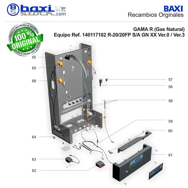 KIT SONDA DE IONIZACION + ELECTRODOS DE ENCENDIDO PARA RF/RS