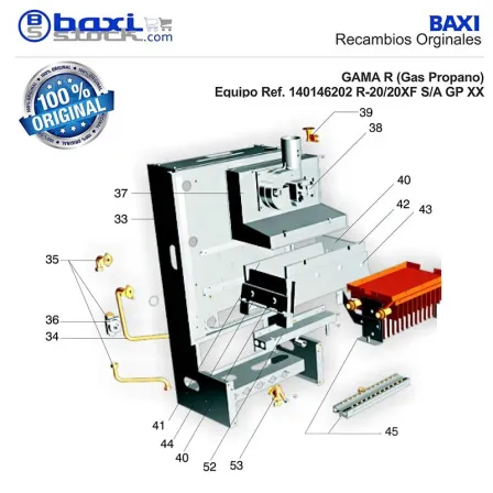 PANEL REFRACTARIO TRASERO RX/RXF