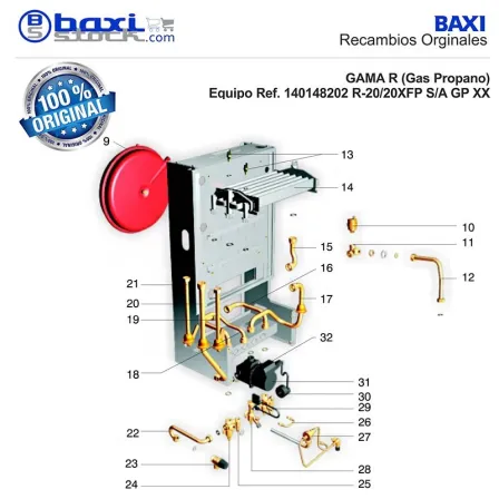 CONJUNTO RACORD VASO DE EXPANSION PARA BOMBA DE 3 VIAS