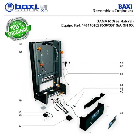 KIT SONDA DE IONIZACION + ELECTRODOS DE ENCENDIDO PARA RF/RS