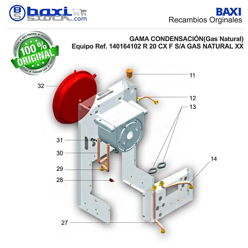 CONJUNTO VASO DE EXPANSION (8 L)