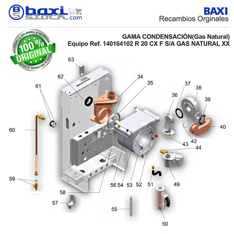 JUNTA DEL EXTRACTOR LADO ASPIRACION R CXF