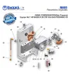 JUNTA DEL EXTRACTOR LADO ASPIRACION R CXF