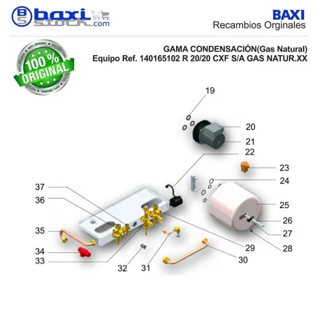 KIT VALVULA DE SEGURIDAD
