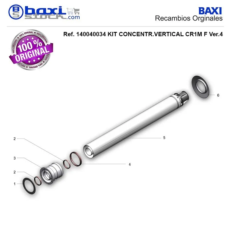 CUERPO CONCENTRICO VERTICAL E/R 60/100