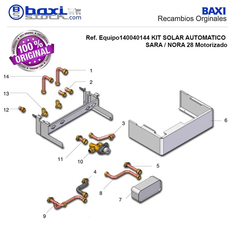 VALVULA TERMOSTATICA KIT SOLAR SARA