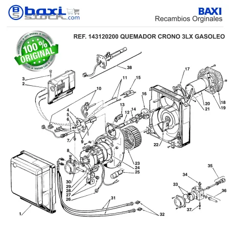 COLLARIN DEL TUBO LLAMA CRONO 2L/3L/5L/3LS/3LX