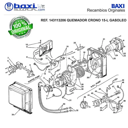 JUNTA RACOR DE SALIDA DE LA BOMBA CR L (10 UD)